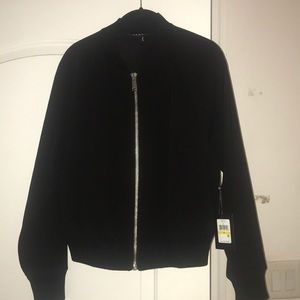Women’s Black Bomber Jacket